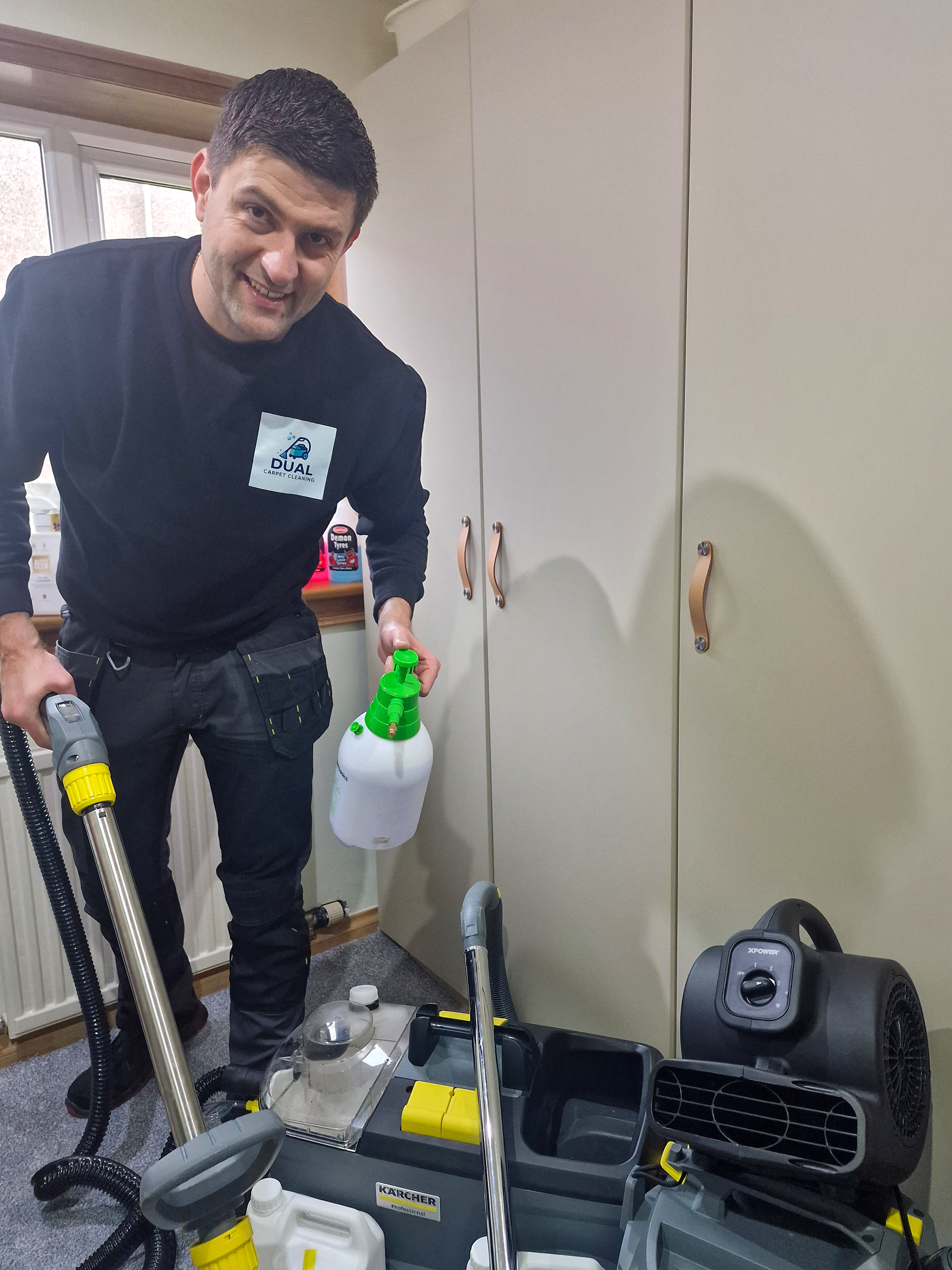 Professional carpet cleaning service